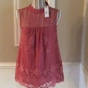 NWT BaroqueRose Lace Top Size XSmall